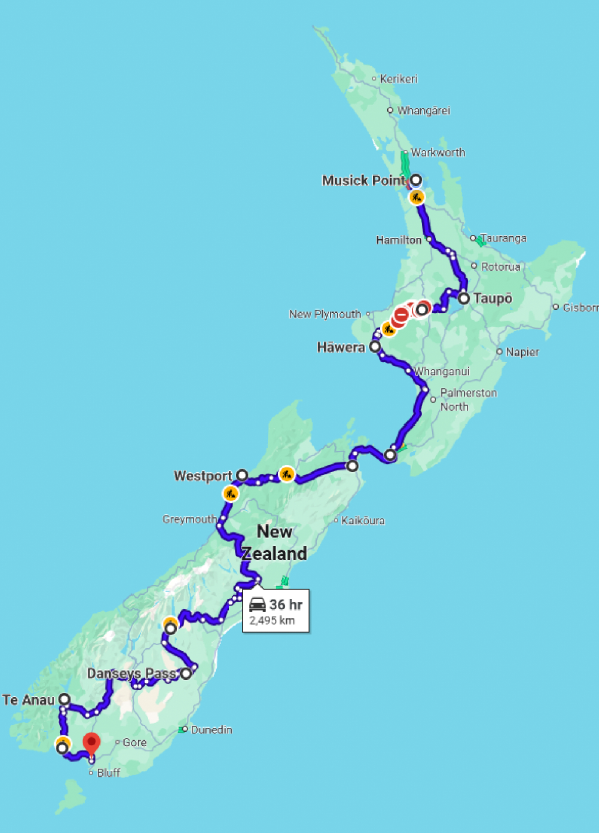 2027 Route Map